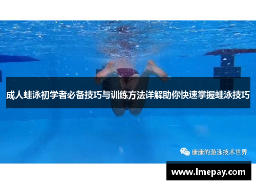 成人蛙泳初学者必备技巧与训练方法详解助你快速掌握蛙泳技巧